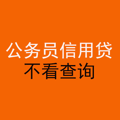 西秀公务员信用贷款